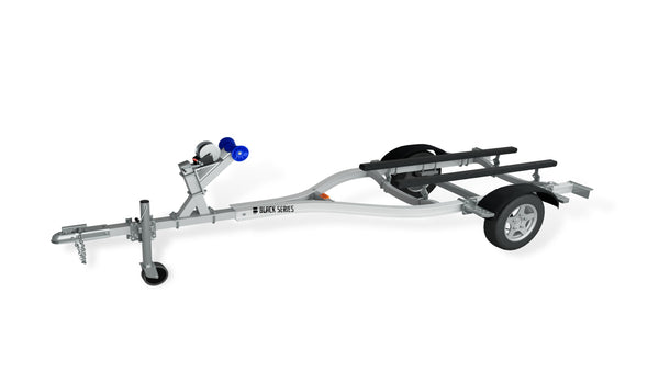 Aluminum Jet Ski Trailer — Single-Axle Torsion Trailer for PWCs and Boats 8-12 ft
